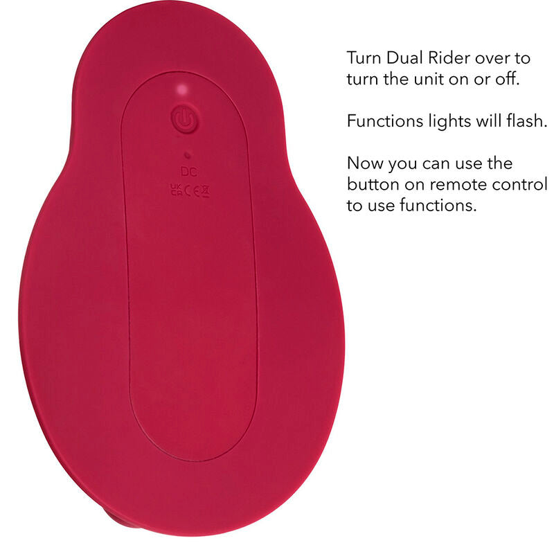 Massageador de Impulso e Vibração com Controle Remoto e Motores Duplos