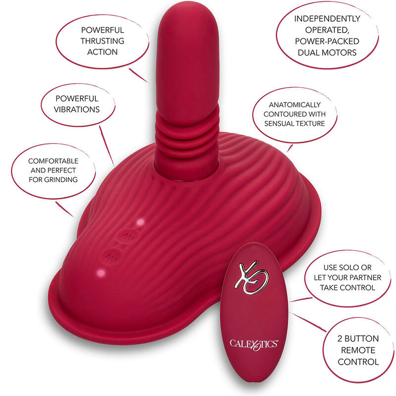 Massageador de Impulso e Vibração com Controle Remoto e Motores Duplos