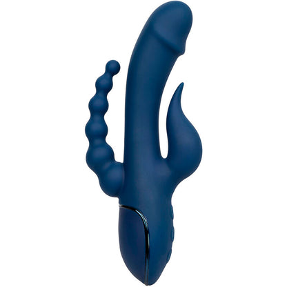 Vibrador de Tripla Estimulação Orgasm Azul