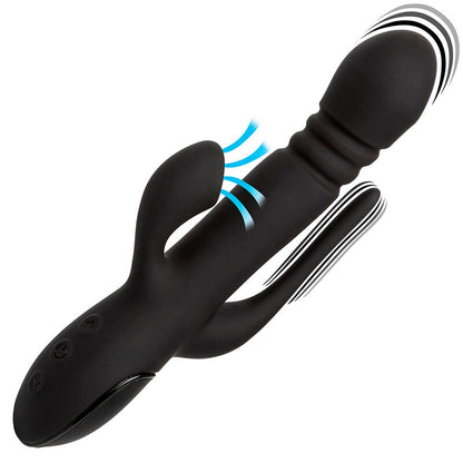 Vibrador Triplo Euphoria Preto