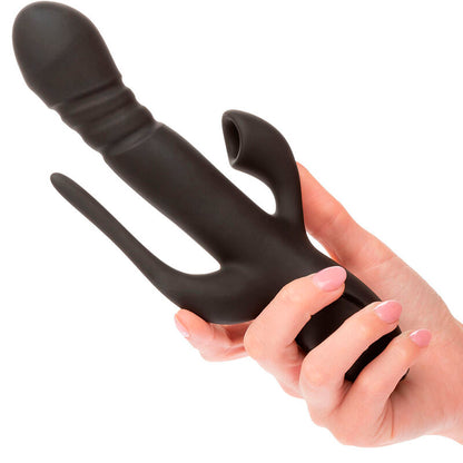 Vibrador Triplo Euphoria Preto