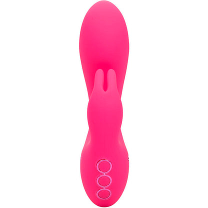 Vibrador Coelho Sunshine Fúcsia com Estimulador Clitoriano e 10 Funções