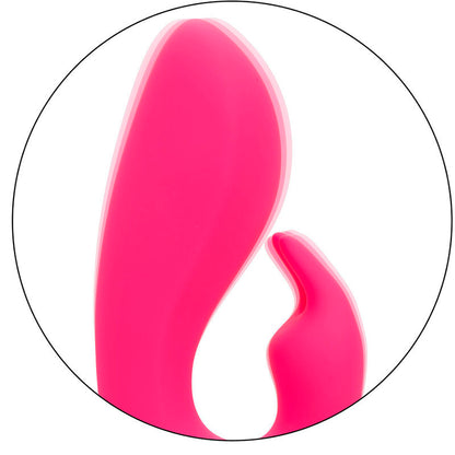 Vibrador Coelho Sunshine Fúcsia com Estimulador Clitoriano e 10 Funções