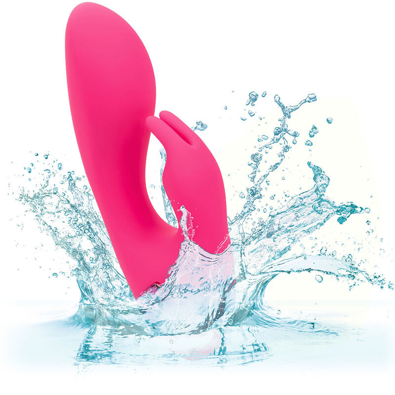 Vibrador Coelho Sunshine Fúcsia com Estimulador Clitoriano e 10 Funções