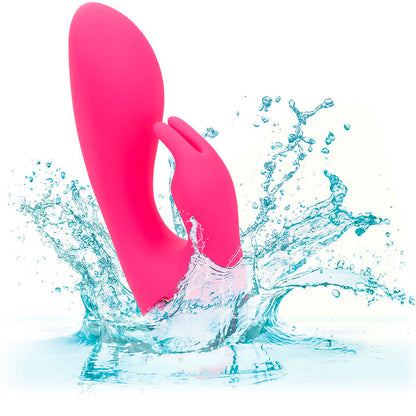 Vibrador Coelho Sunshine Fúcsia com Estimulador Clitoriano e 10 Funções