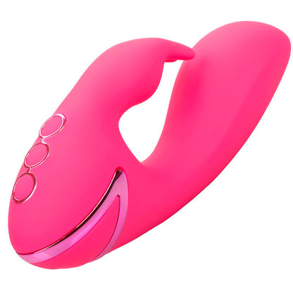Vibrador Coelho Sunshine Fúcsia com Estimulador Clitoriano e 10 Funções