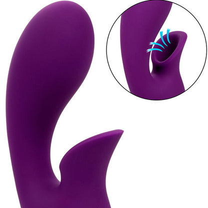 Vibrador e Estimulador de Sucção Huntington Beach Heartbreaker Roxo