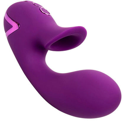 Vibrador e Estimulador de Sucção Huntington Beach Heartbreaker Roxo
