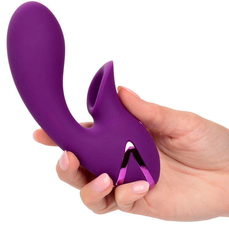 Vibrador e Estimulador de Sucção Huntington Beach Heartbreaker Roxo