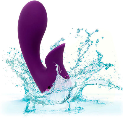 Vibrador e Estimulador de Sucção Huntington Beach Heartbreaker Roxo