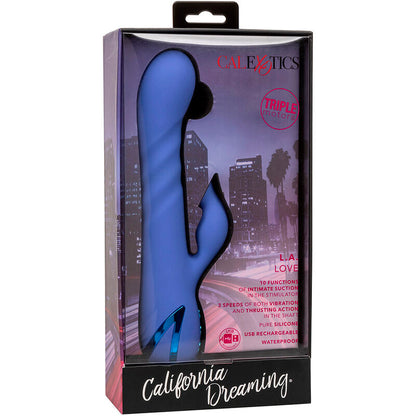 Vibrador e Estimulador Clitoriano LA Love com Sucção e Vibração