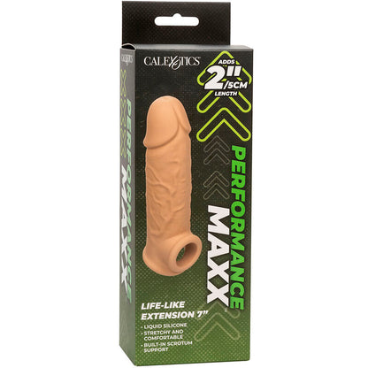 Extensor Peniano Realista Performance Maxx com 5cm Extra
