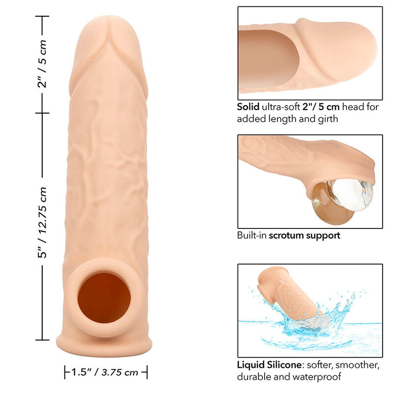 Extensor Peniano Realista Performance Maxx com 5cm Extra