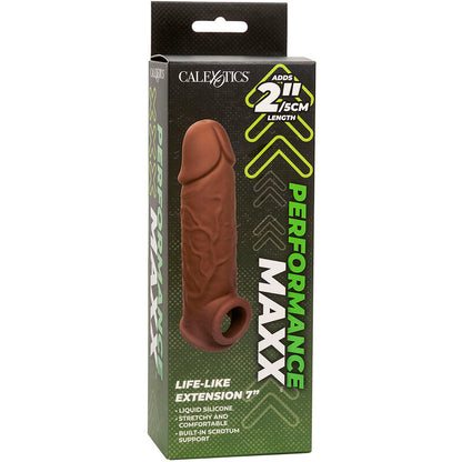 Extensão Peniana Realista Performance Maxx 7 Pele Marrom