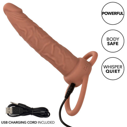 Vibrador Dupla Penetração Recarregável Performance Maxx