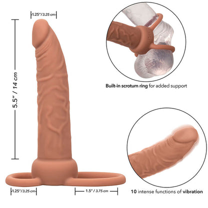 Vibrador Dupla Penetração Recarregável Performance Maxx