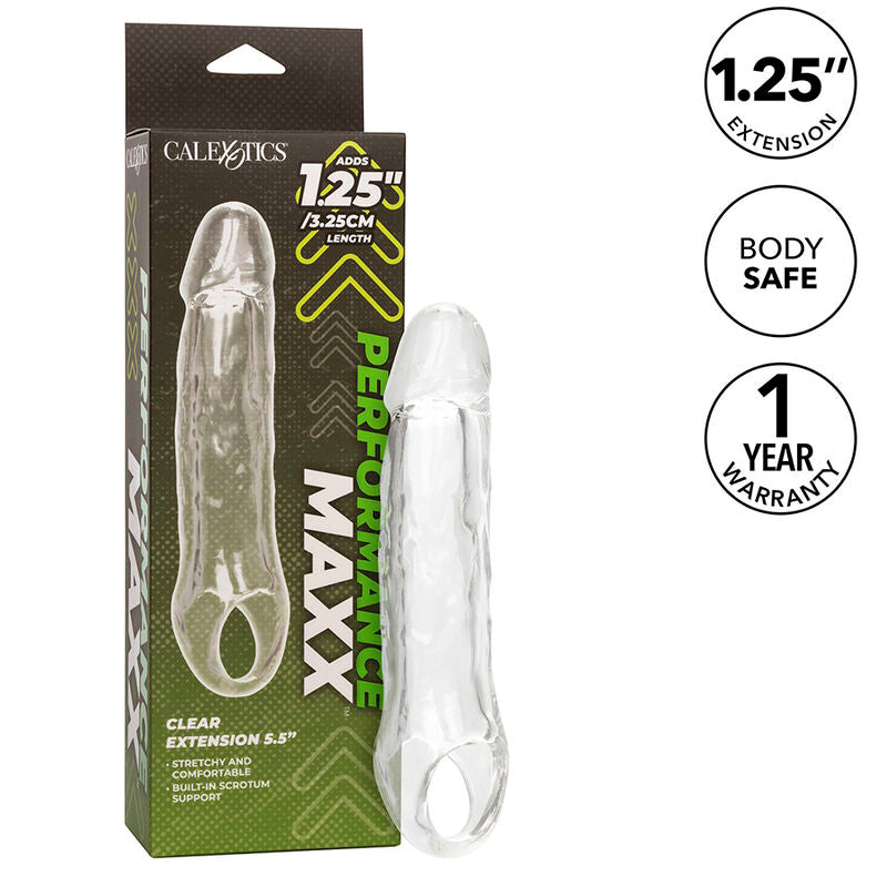 Extensão Peniana Performance Maxx Clear 5,5 Transparente