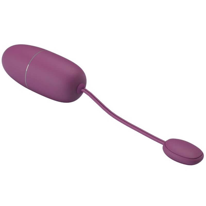 PRETTY LOVE Nymph Ovo Vibratório App Controlado Lilás em silicone macio