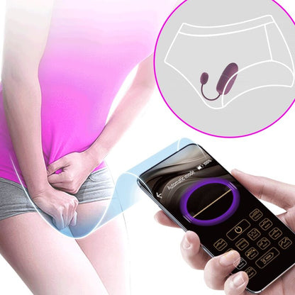 PRETTY LOVE Nymph Ovo Vibratório App Controlado Lilás em silicone macio