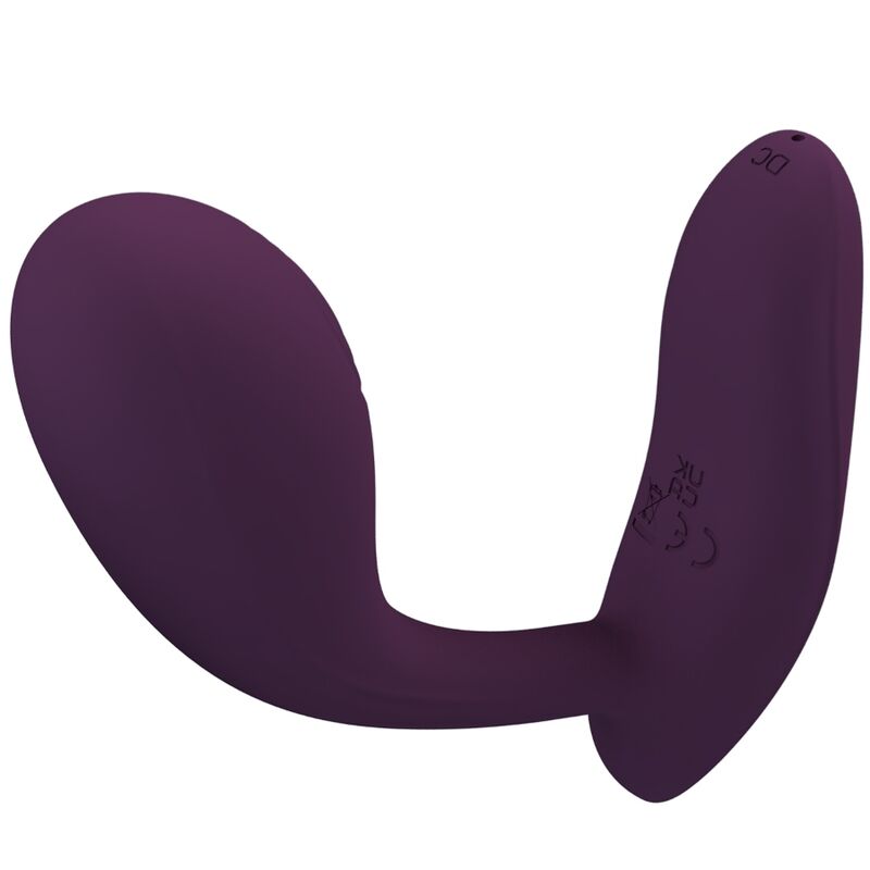 Close-up of the PRETTY LOVE Vibrador Ponto G Baird showing its ergonomic design, soft silicone texture, and modern features.