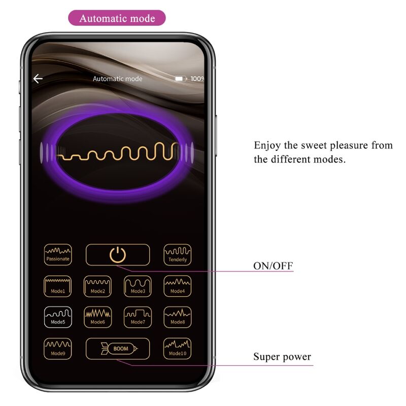 Close-up of the PRETTY LOVE Vibrador Ponto G Baird showing its ergonomic design, soft silicone texture, and modern features.