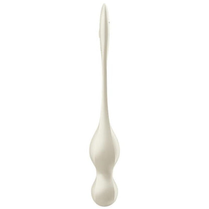 Close-up das Satisfyer Bolas Vibratórias de Kegel Love Birds, mostrando o seu design ergonómico e material de silicone suave.