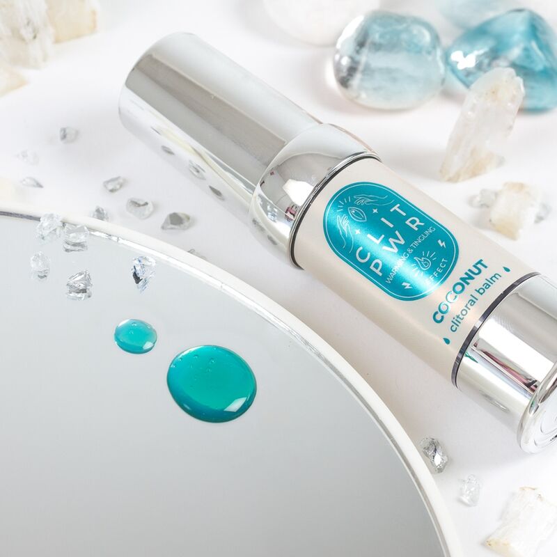 SECRET PLAY Bálsamo Clitoriano Estimulante Clit Pwr Coco 15ml para prazer feminino intenso.