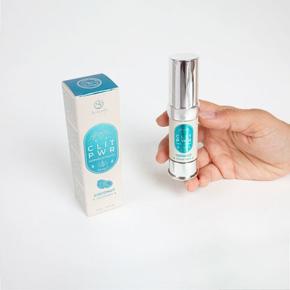 SECRET PLAY Bálsamo Clitoriano Estimulante Clit Pwr Coco 15ml para prazer feminino intenso.