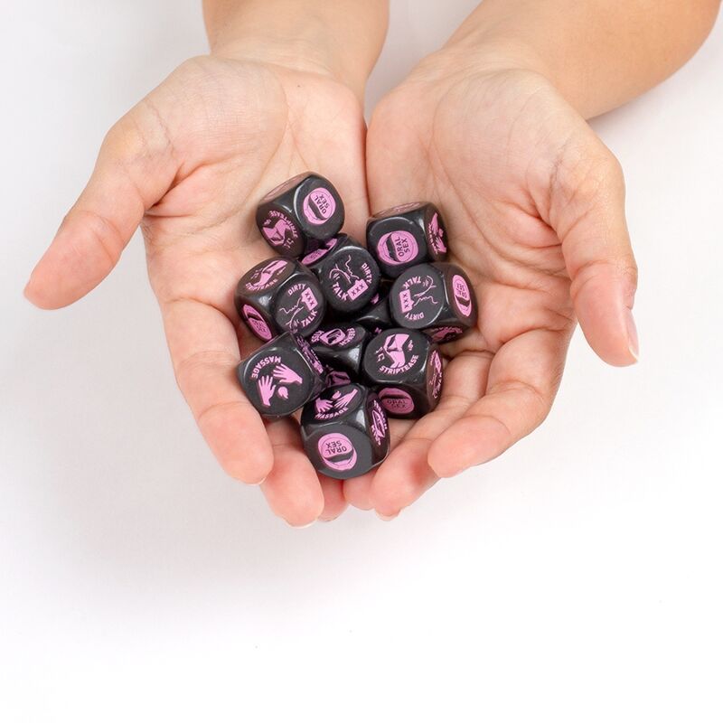 Dados Eróticos Preliminares SECRET PLAY 20mm para jogos sexuais divertidos.