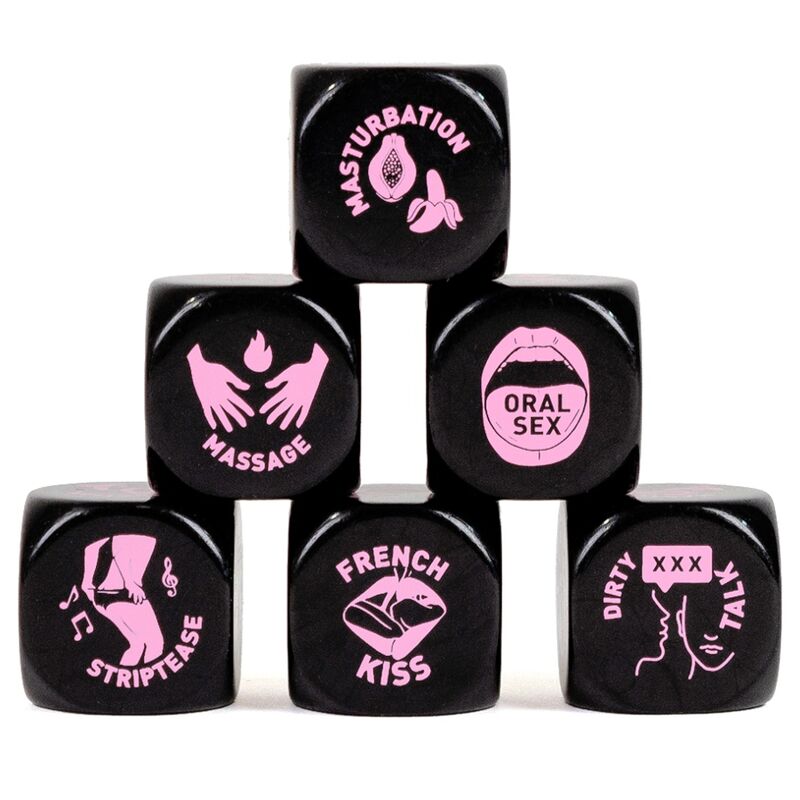 Dados Eróticos Preliminares SECRET PLAY 20mm para jogos sexuais divertidos.