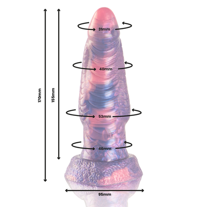 Dildo de Silicone Realista EPIC Medusa para prazer intenso