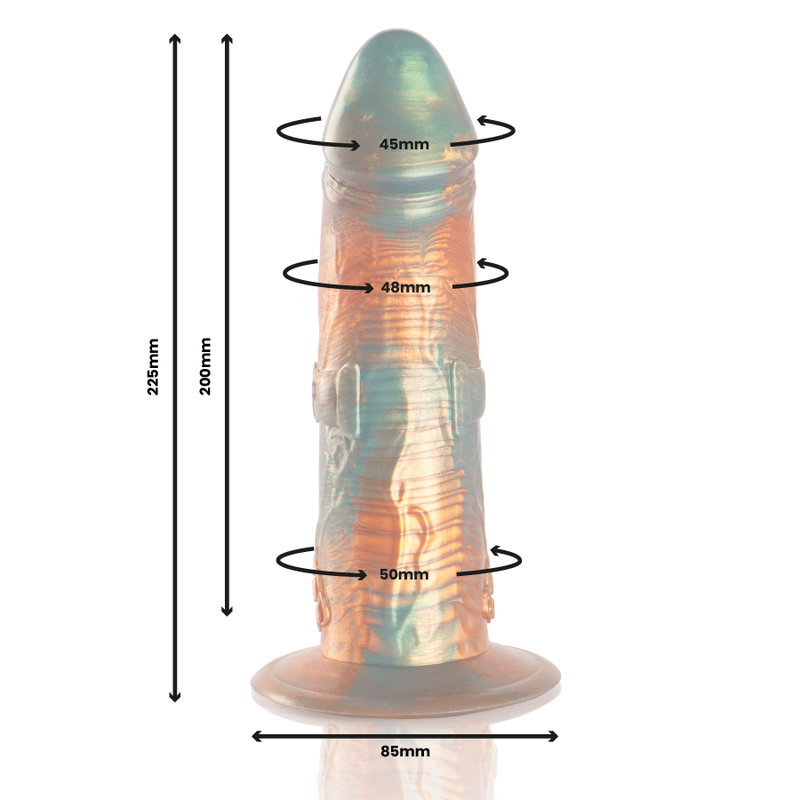 EPIC CYBERSILICOCK Dildo Talos com design mitológico em silicone premium.
