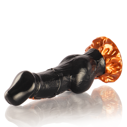 Vibrador EPIC Deimos em silicone com design ergonómico para estimulação intensa.