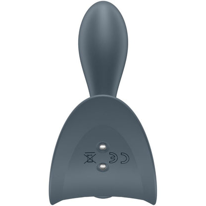 Close-up do Satisfyer Vibrador Plug Anal Absolute Beginners 2 Preto para Iniciantes, mostrando o design ergonómico e material de silicone.