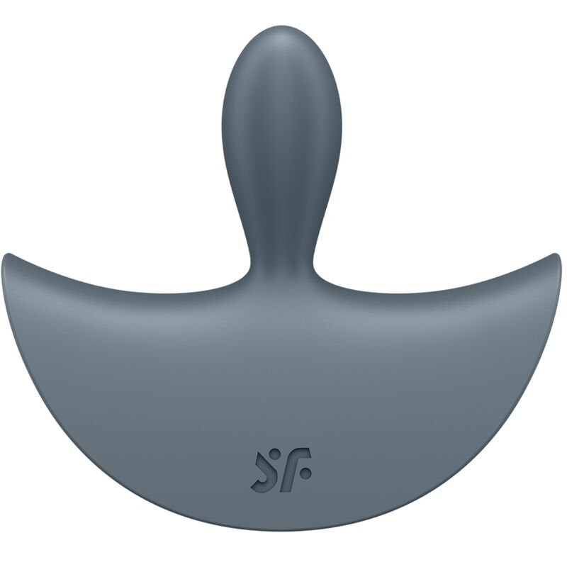 Close-up do Satisfyer Vibrador Plug Anal Absolute Beginners 2 Preto para Iniciantes, mostrando o design ergonómico e material de silicone.