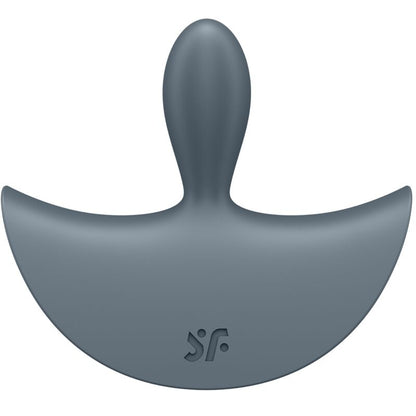 Close-up do Satisfyer Vibrador Plug Anal Absolute Beginners 2 Preto para Iniciantes, mostrando o design ergonómico e material de silicone.