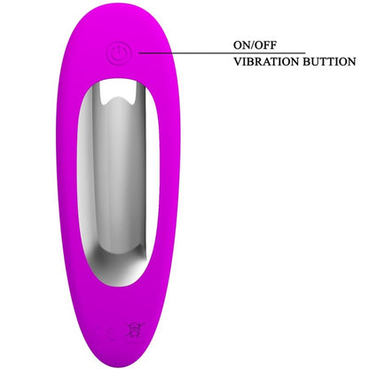 PRETTY LOVE Vibrador Plug Anal Heather com movimento up-down e controle remoto.