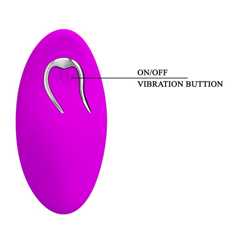 PRETTY LOVE Vibrador Plug Anal Heather com movimento up-down e controle remoto.