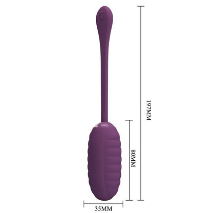 Close-up do Ovo Vibratório Recarregável PRETTY LOVE Casper Roxo