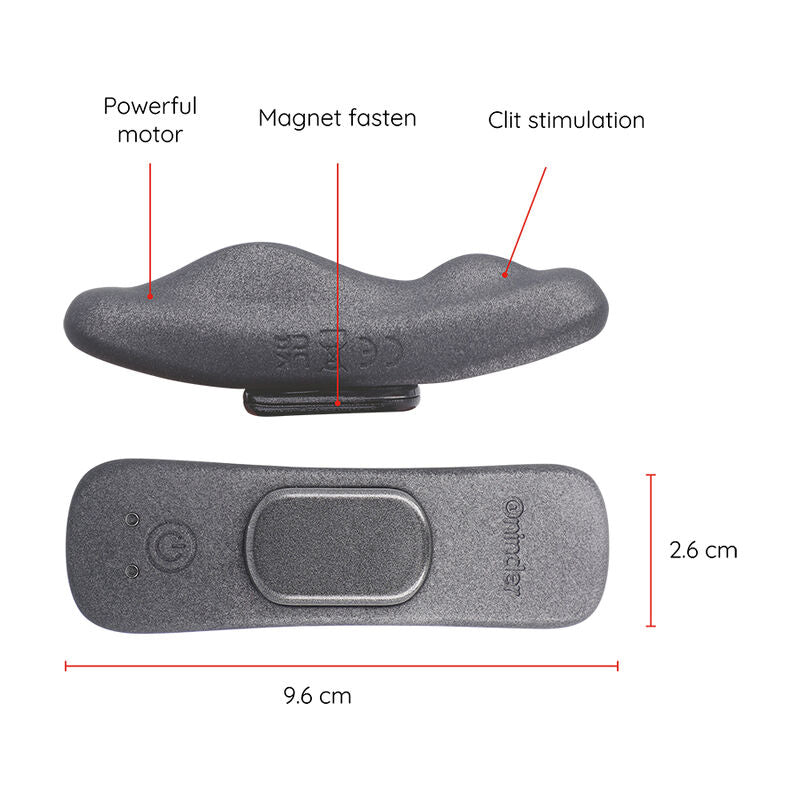 ONINDER Vibrador Clitoriano Manila recarregável com app, exibindo design discreto e material de silicone.