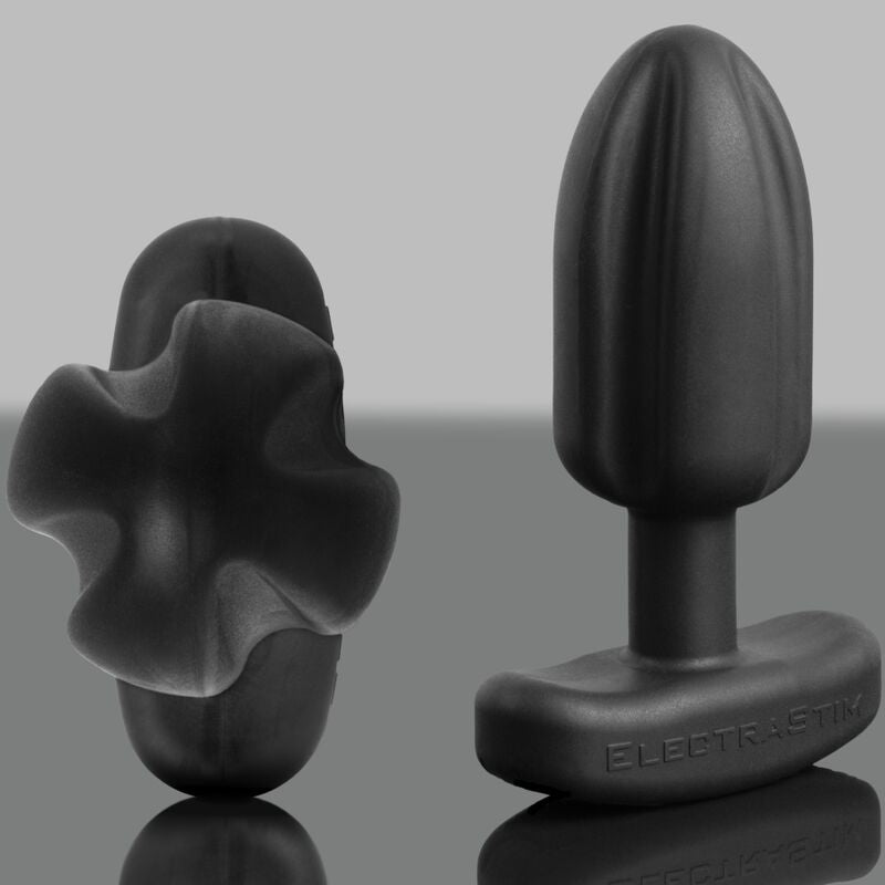 Plug Anal Tartarus Quadripolar Silicone Preto
