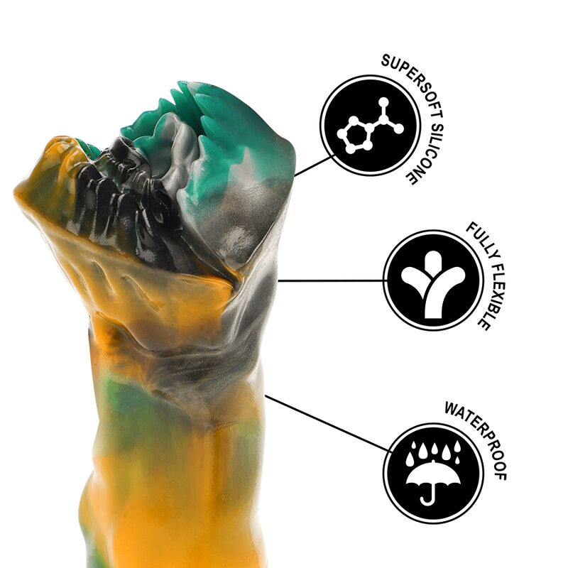 Masturbador masculino Arges EPIC CYBERSILICOCK de silicone com boca envolvente