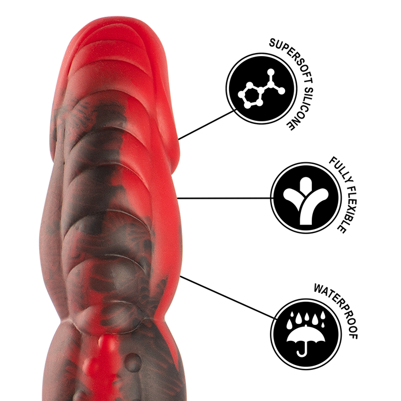 Dildo Ares Mitológico EPIC CYBERSILICOCK de silicone, design inspirado na mitologia grega.
