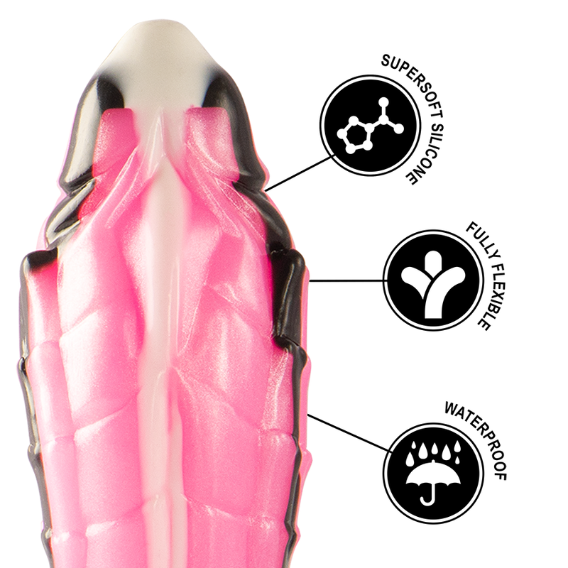 Dildo Triton da EPIC CYBERSILICOCK, em silicone, com design inspirado na mitologia marinha e textura realista.