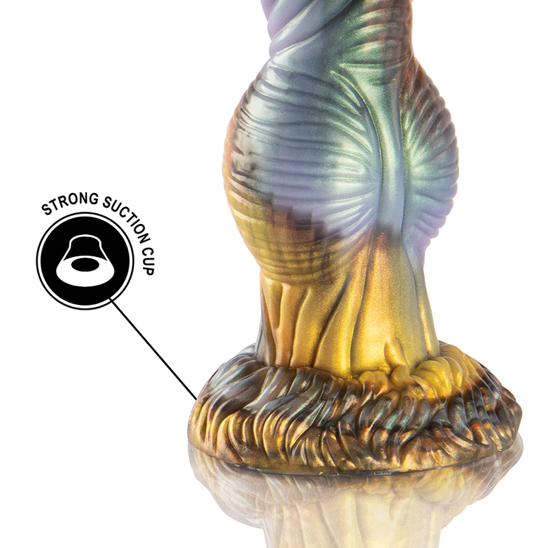 EPIC Phoenix Dildo Vibratório de Silicone Recarregável com Controle Remoto