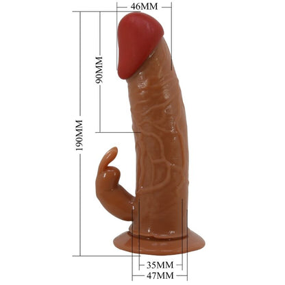 MARION HARNESS CUECAS UNIVERSAIS COM DILDO VIBRATÓRIO 19 CM MARROM