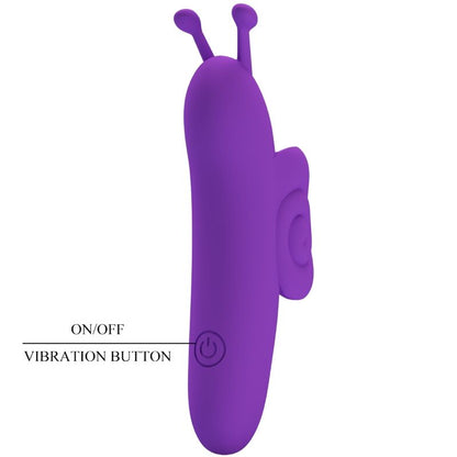 SNAIL ESTIMULADOR DE DEDO ROXO PODEROSO