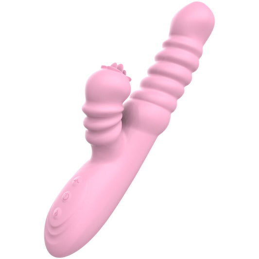 Armony Vibrador Multifunção Língua e Calor Rosa para prazer sensorial