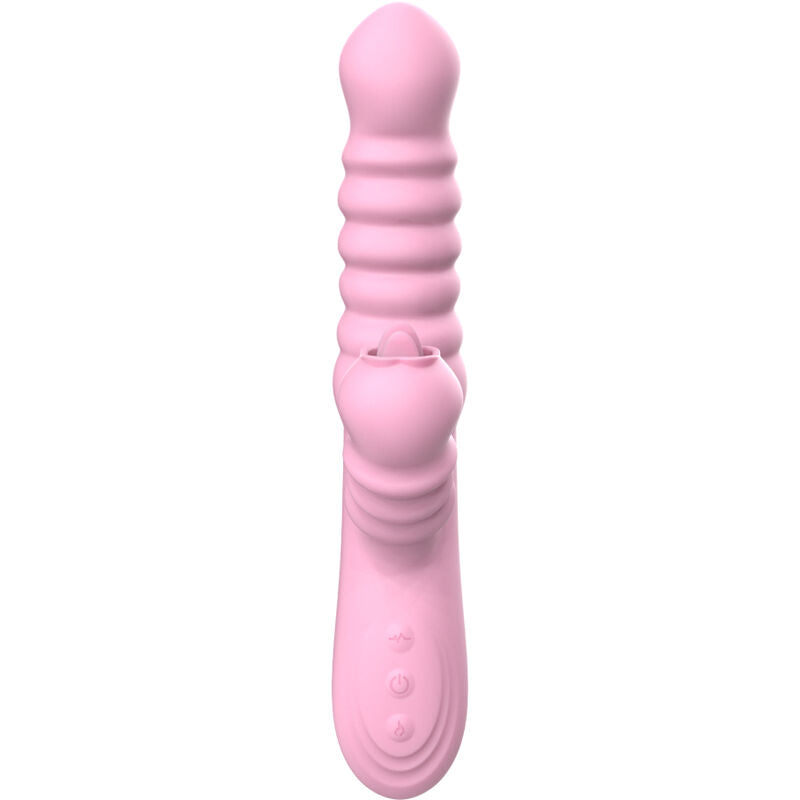 Armony Vibrador Multifunção Língua e Calor Rosa para prazer sensorial