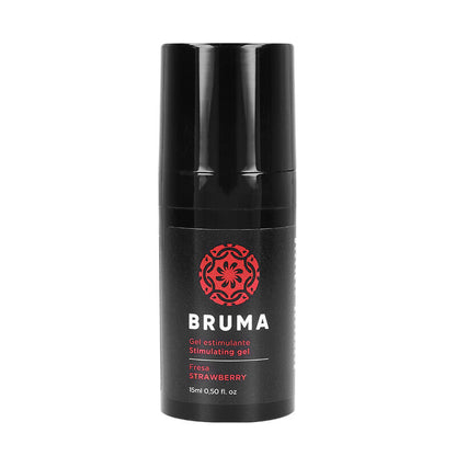 BRUMA Gel Estimulante Intensificador Sabor Morango 15 ML para momentos de prazer e sensibilidade.